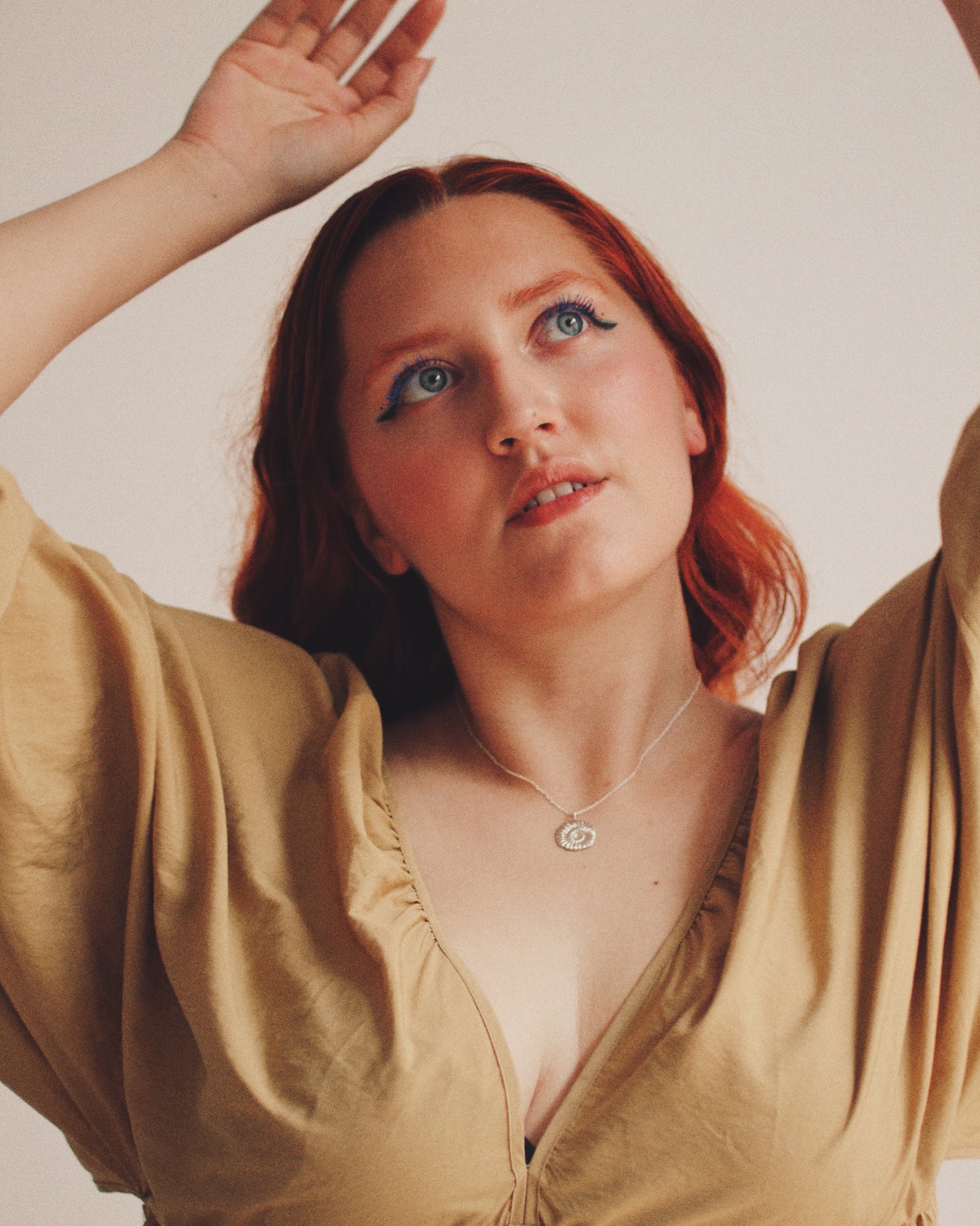 Ammonite shell pendant