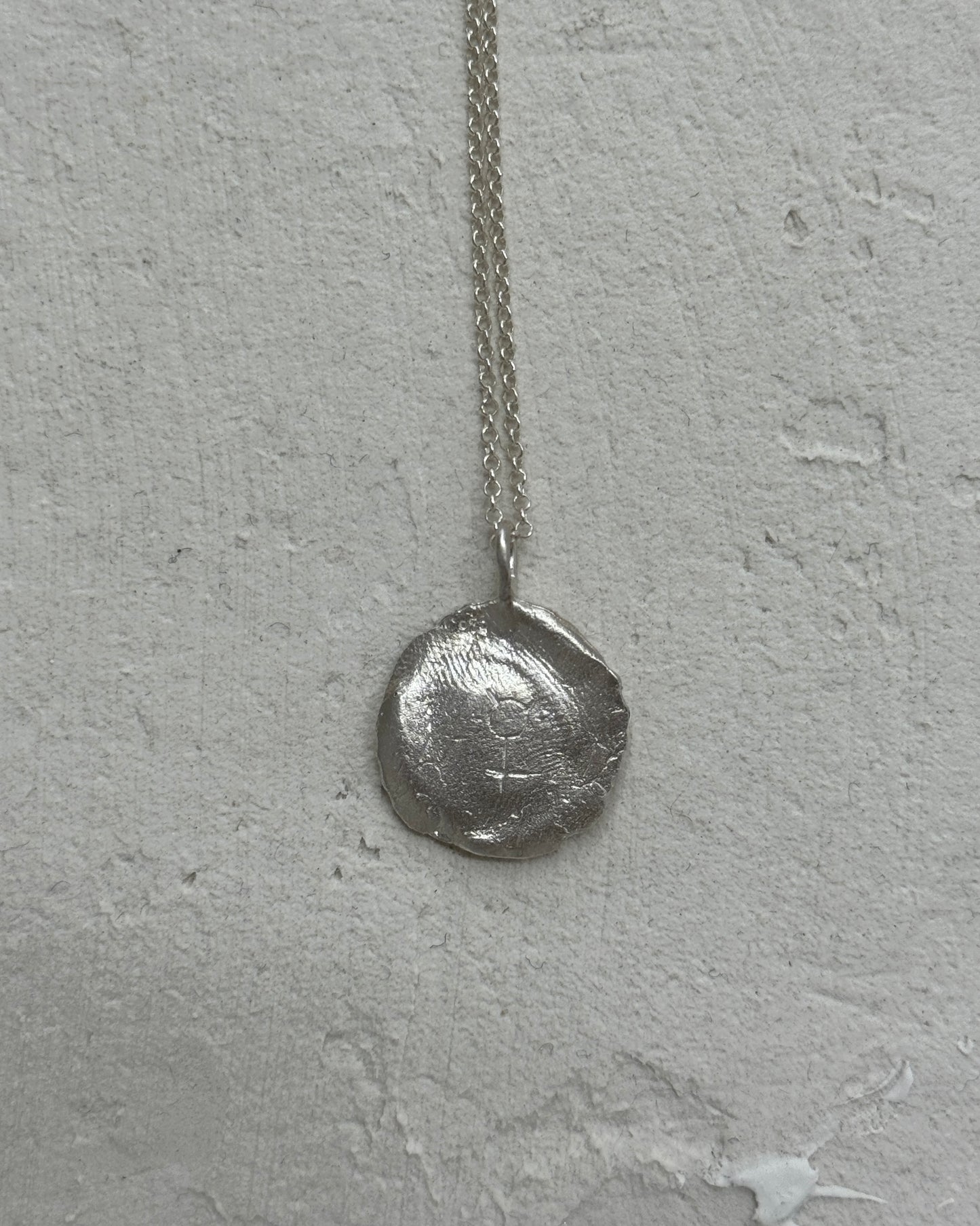 Ammonite shell pendant