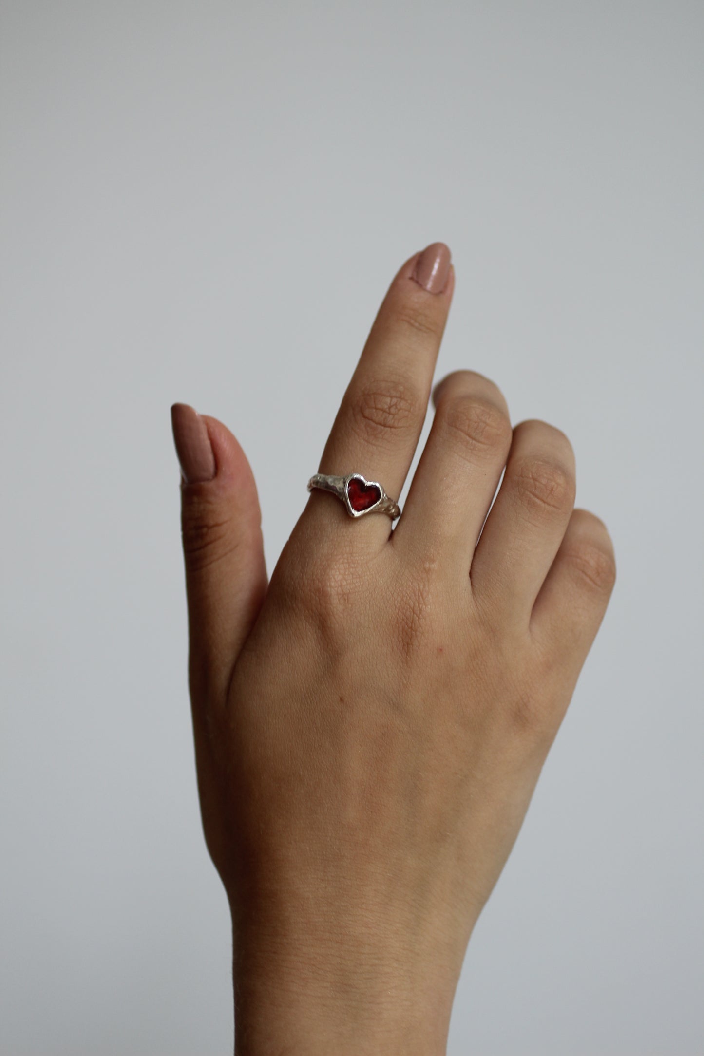 Red heart ring