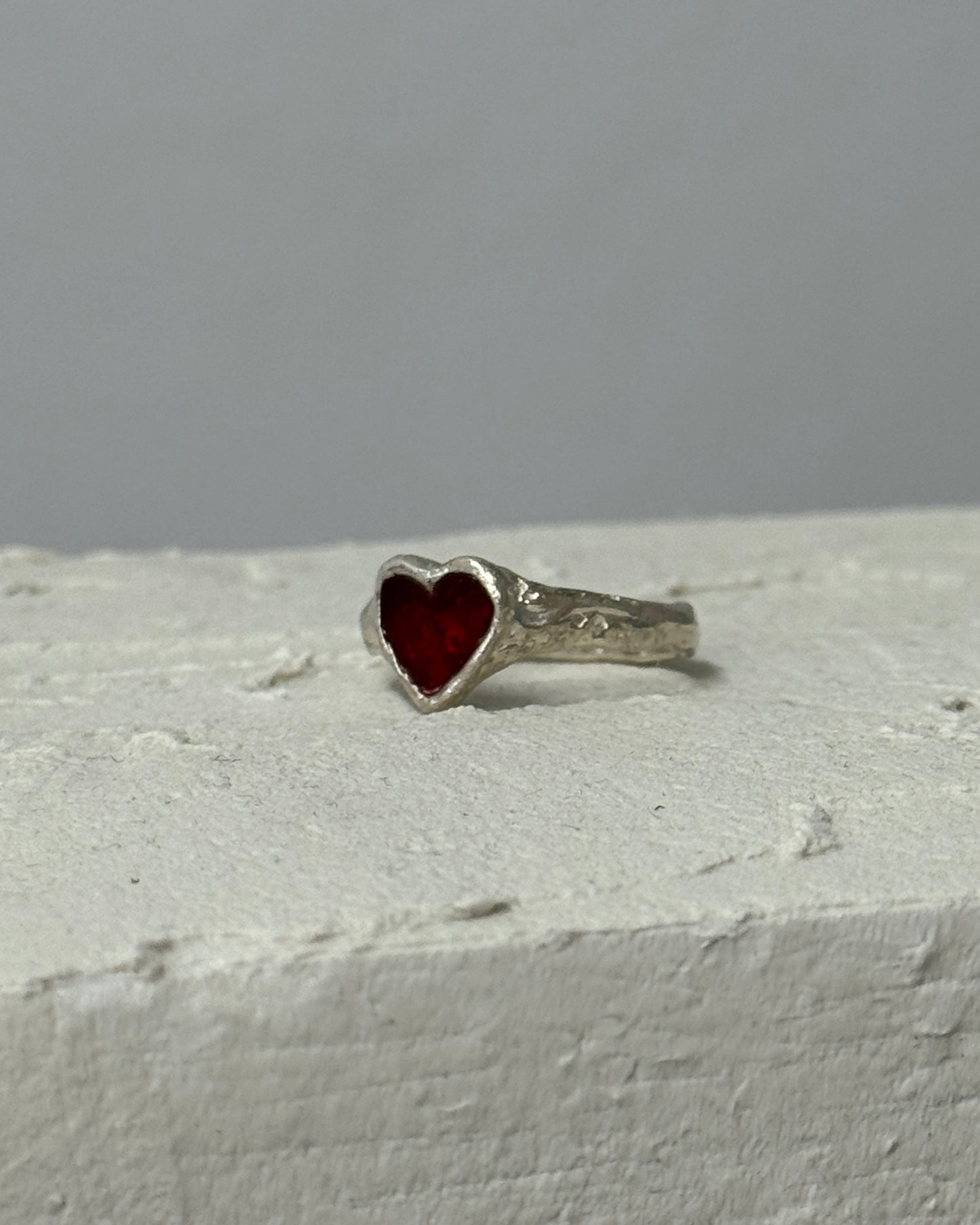 Red heart ring